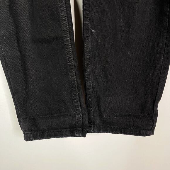 ASOS Design Maternity US 6 Black Relaxed Mom Jeans Elasticated Side Waistband - Picture 5 of 13